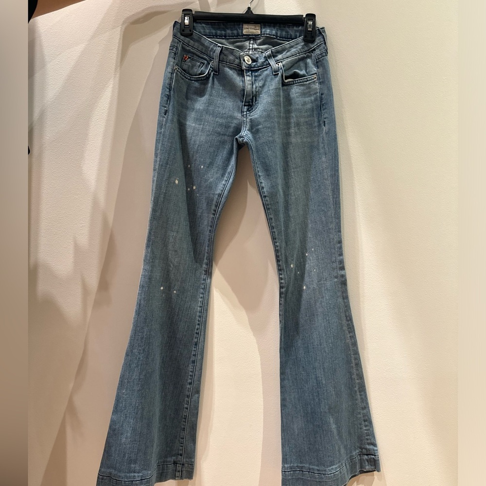 Vintage Hudson low rise-wide leg jeans